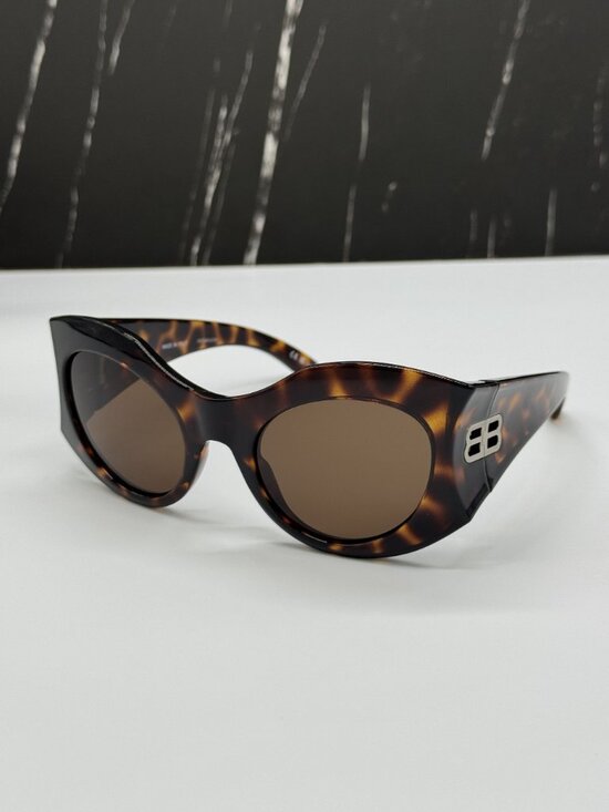 NEW BALENCIAGA BB0256S 002 BROWN BUTTERFLY WOMEN SUNGLASSES BALENCIAGA EYEWEAR main image 8